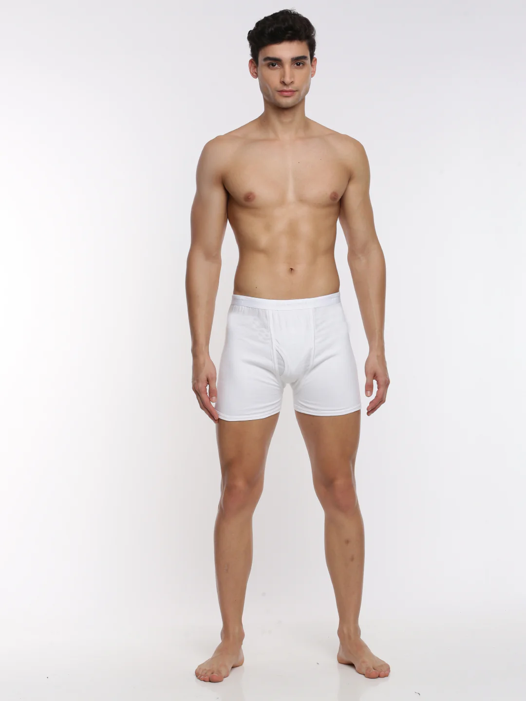 100% Combed Cotton White Without Pocket Trunk Softex (Pack of 2) - Image 4