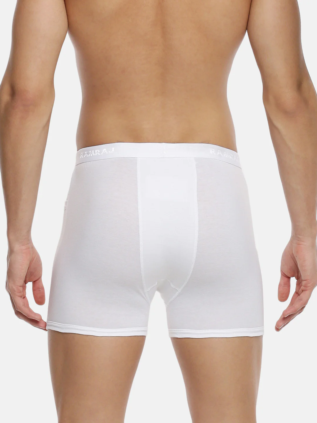 100% Combed Cotton White Without Pocket Trunk Softex (Pack of 2) - Image 5