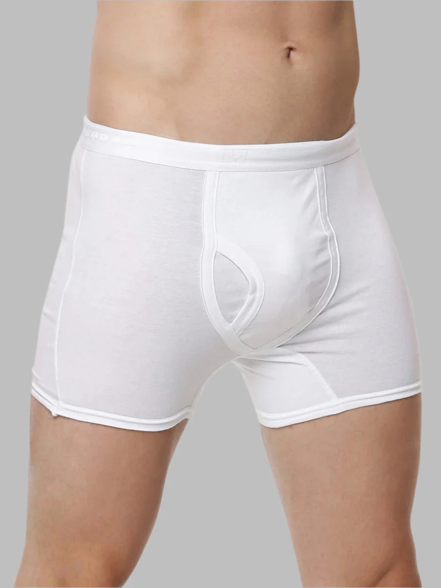 100% Combed Cotton White Without Pocket Trunk Target (Pack of 2) - Image 3