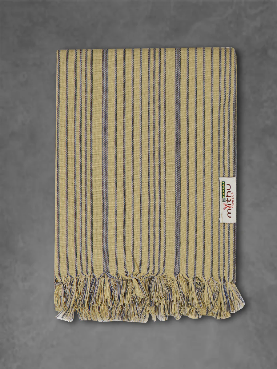 100% Comfort Cotton Stripe Bath Towel 1057 (Pack of 3) - Image 4