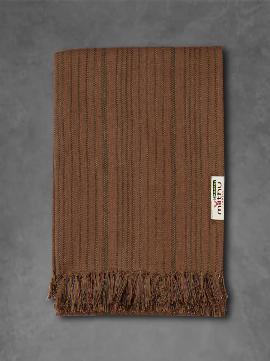 100% Comfort Cotton Stripe Bath Towel 1057 (Pack of 3) - Image 5