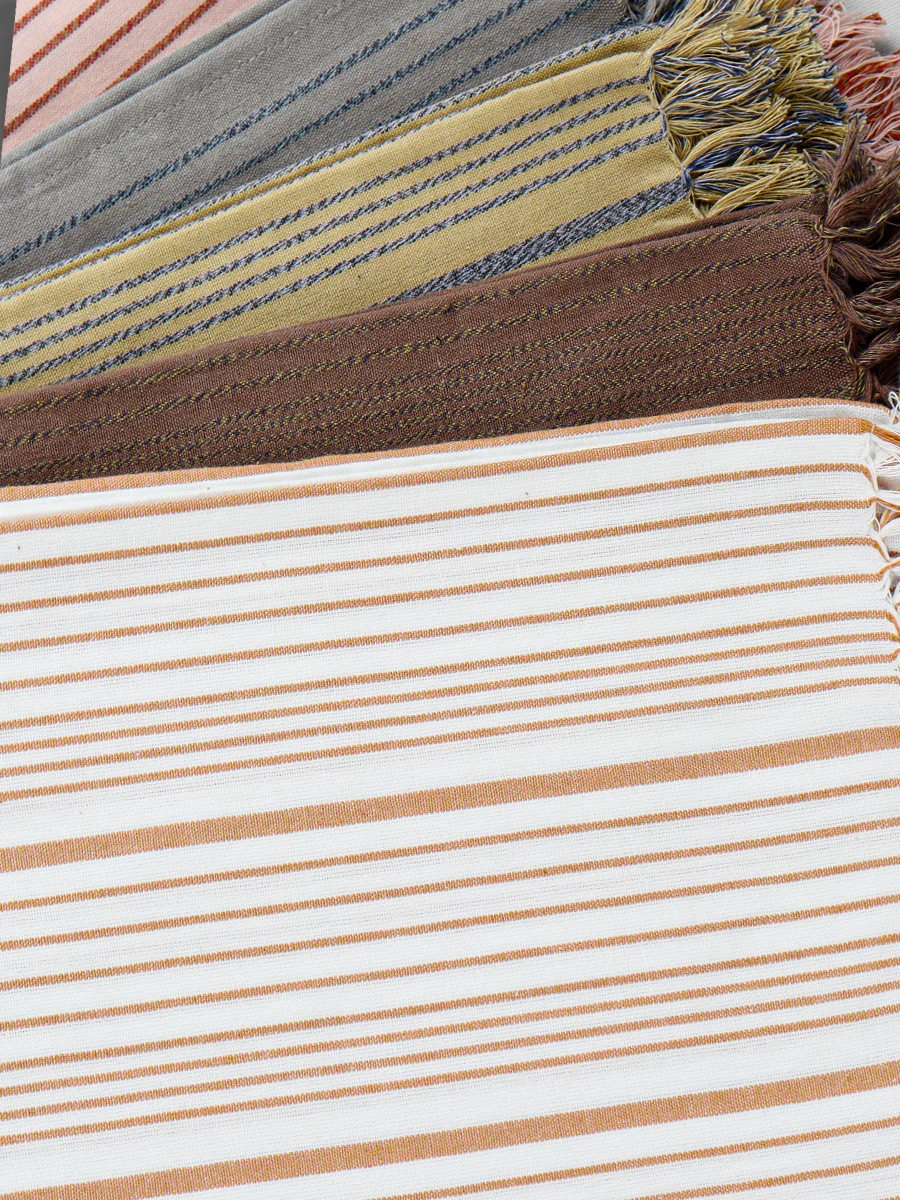 100% Comfort Cotton Stripe Bath Towel 1057 (Pack of 3) - Image 7