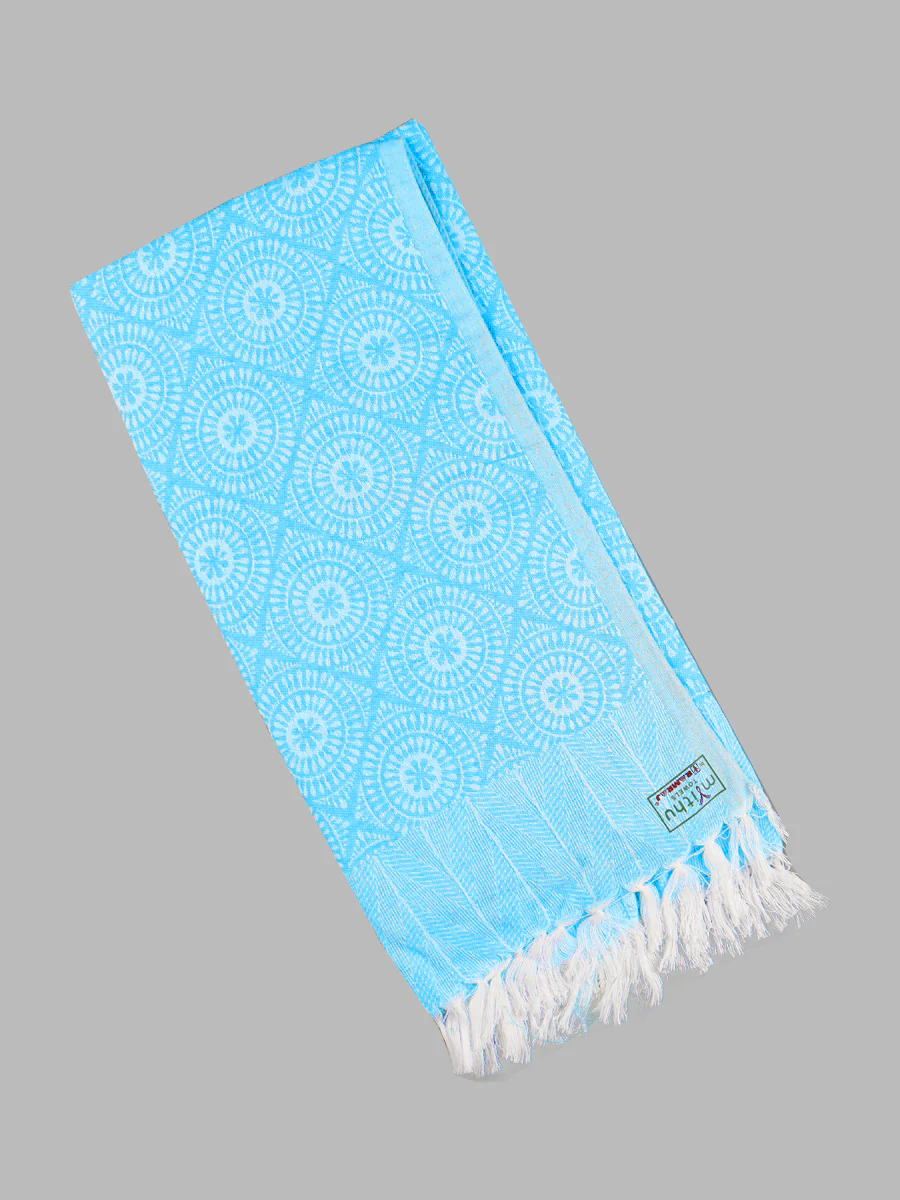 100% Cotton Assorted Colour Bath Towel Jakkard - Image 4
