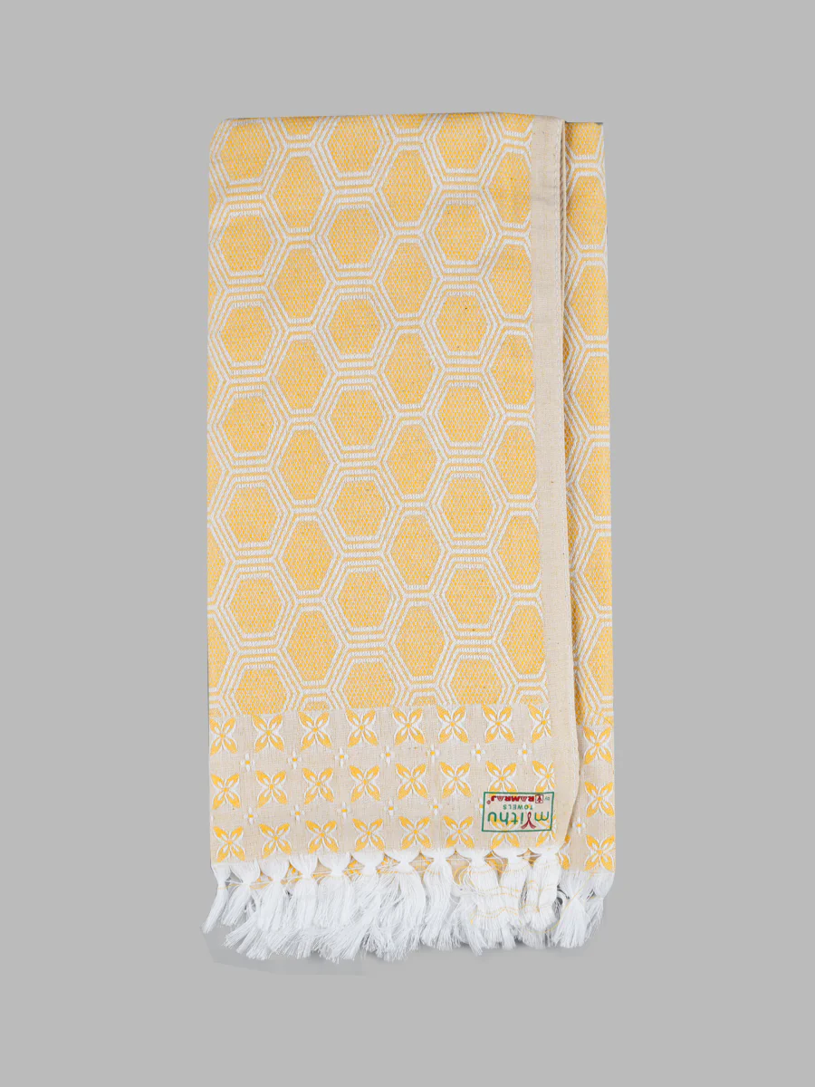 100% Cotton Assorted Colour Bath Towel Jakkard - Image 5