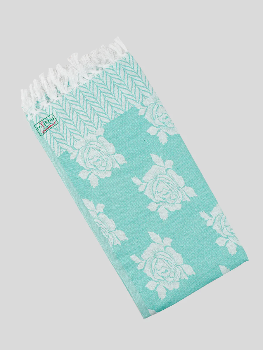 100% Cotton Assorted Colour Bath Towel Jakkard - Image 8