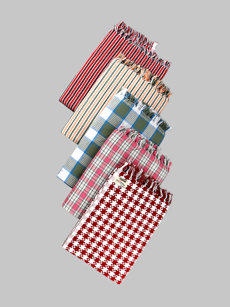 100% Cotton Assorted Colour Bath Towel Kurunji - Image 10