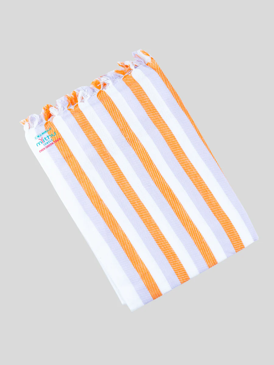 100% Cotton Assorted Colour Checked Bath Towel Evergreen SPL (Pack of 2) - Image 11