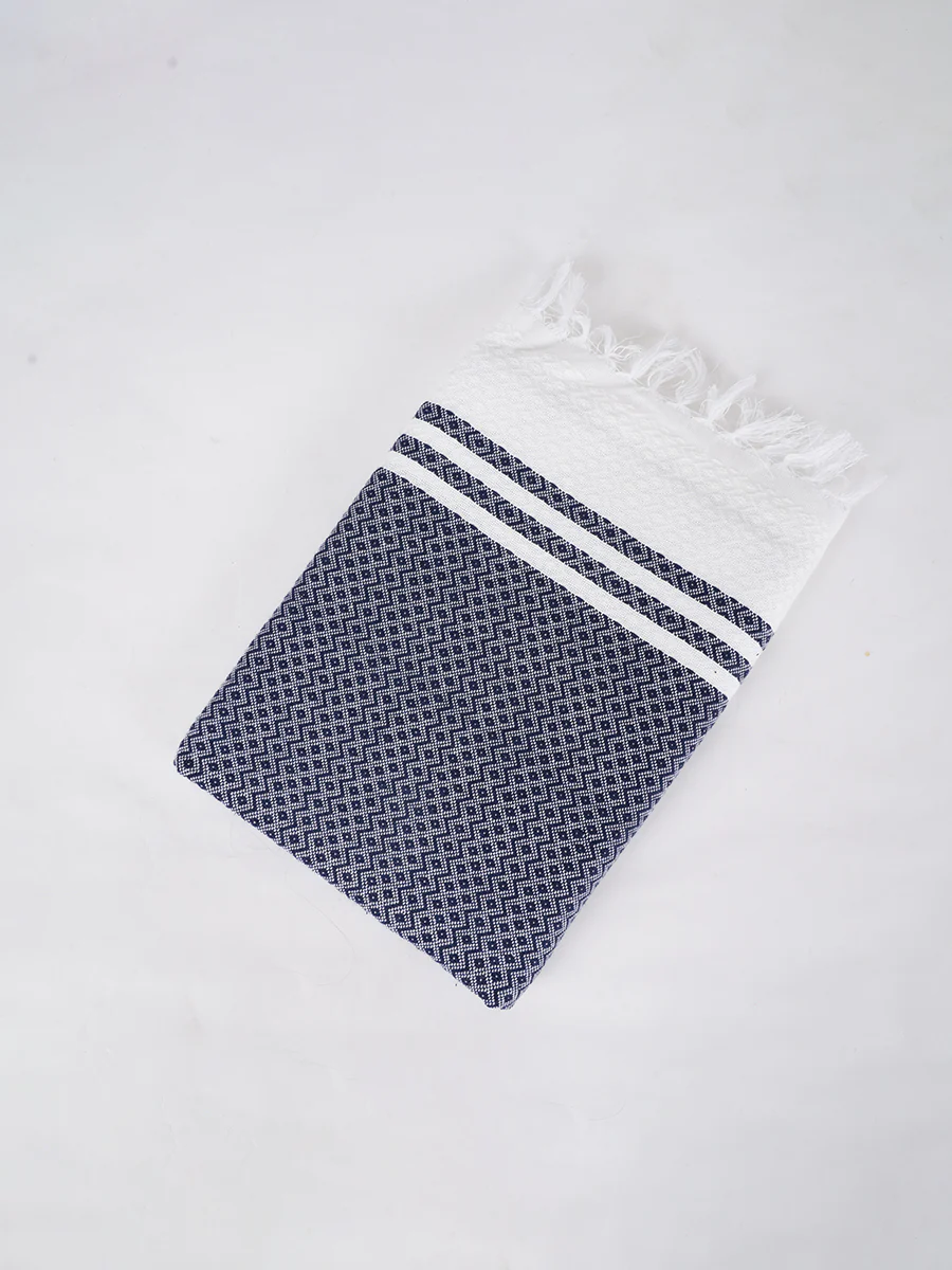 100% Cotton Bath Towel with Assorted Colour Diamond Plus Pack of 3 - Image 6