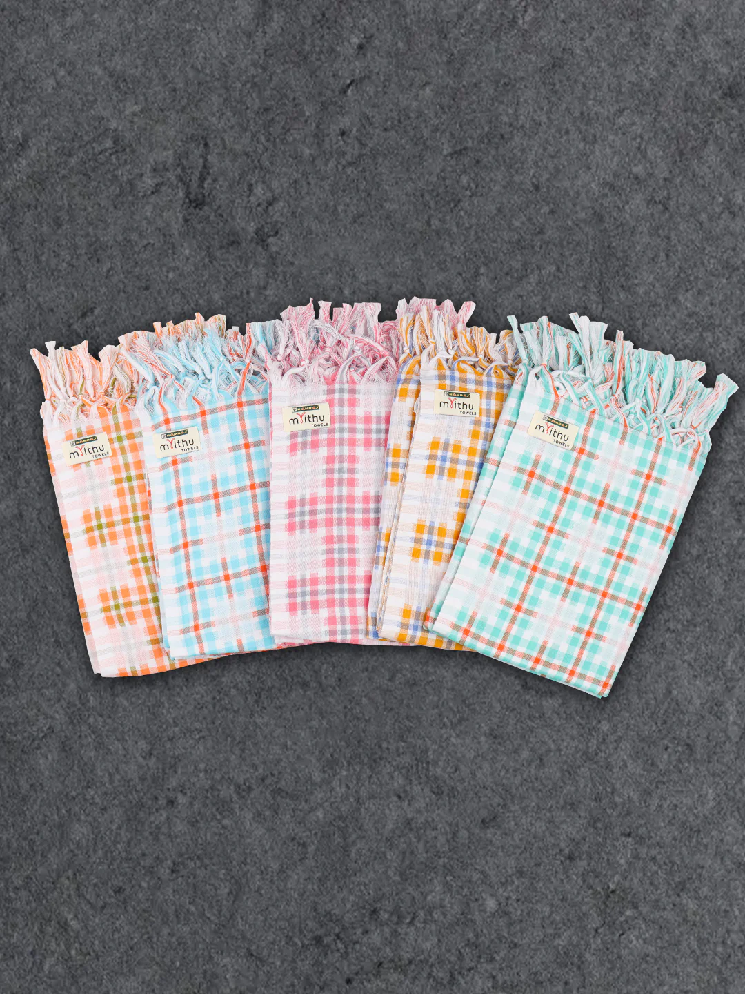 100% Cotton Bath Towel with Assorted Colour Twin Plus 896B - Image 3
