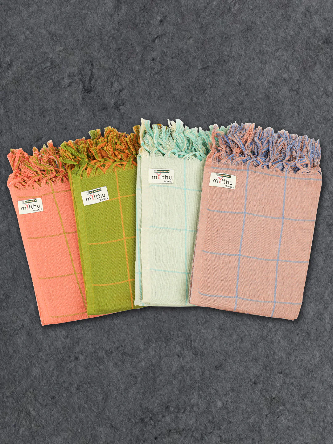100% Cotton Bath Towel with Assorted Colour Twin Plus 896H - Image 8