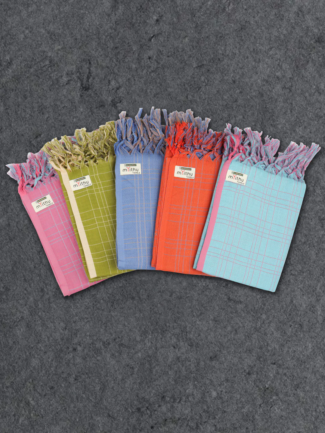 100% Cotton Bath Towel with Assorted Colour Twin Plus 896I - Image 3