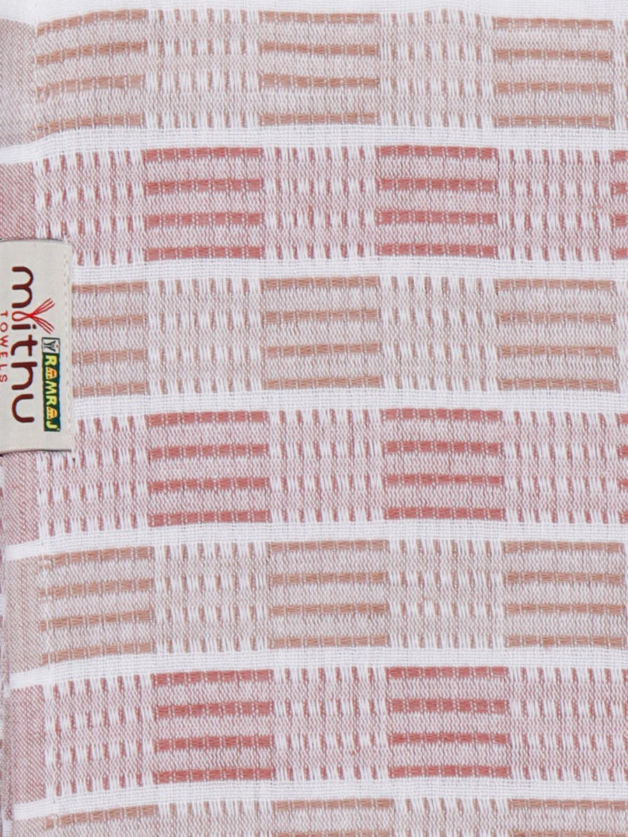 100% Cotton Checked Bath Towel Signature Pack of 2 1108 - Image 8