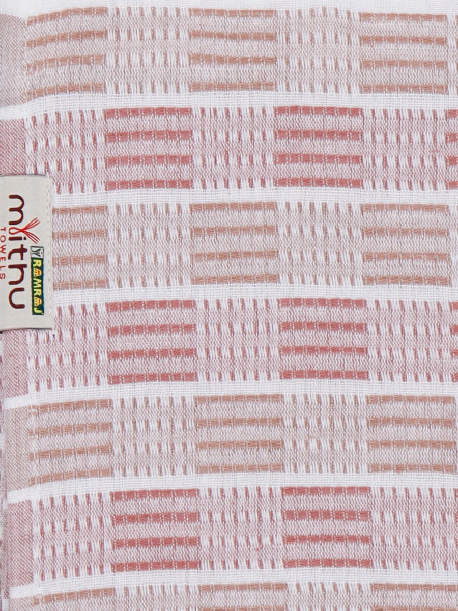 100% Cotton Checked Bath Towel Signature Pack of 3 1108 - Image 8