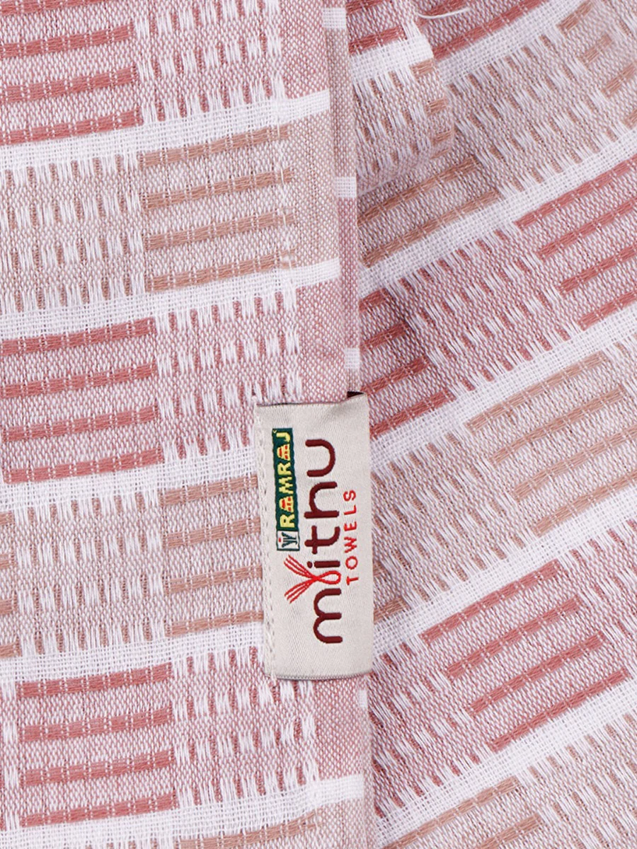 100% Cotton Checked Bath Towel Signature Pack of 3 1108 - Image 9