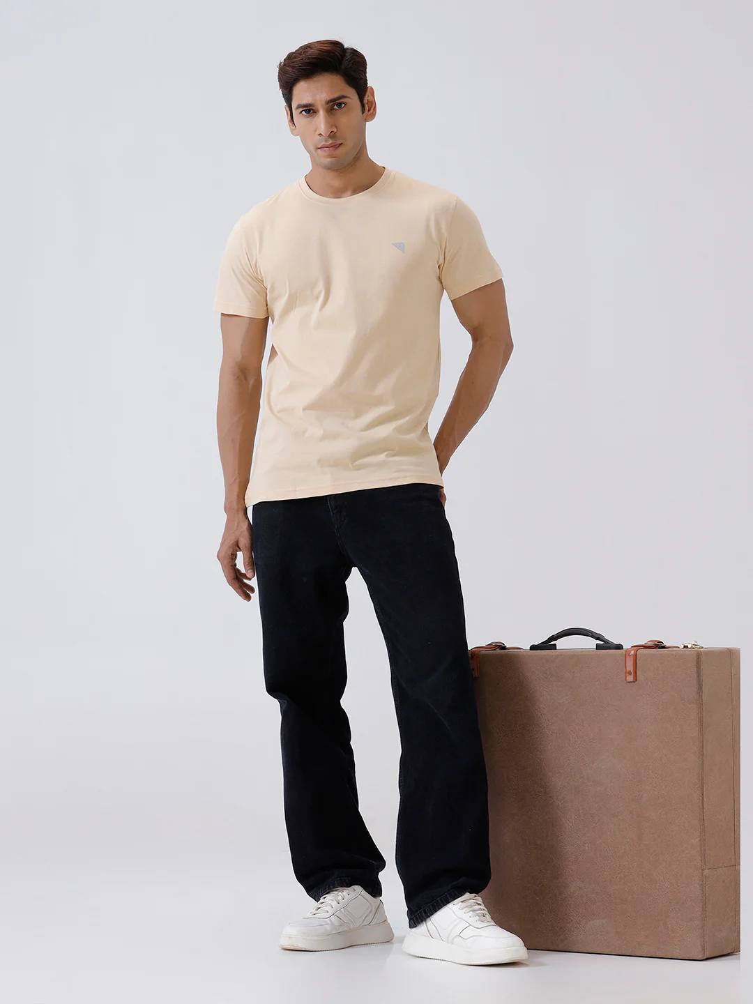 100% Cotton Crew Neck Tee Sandal - Image 2