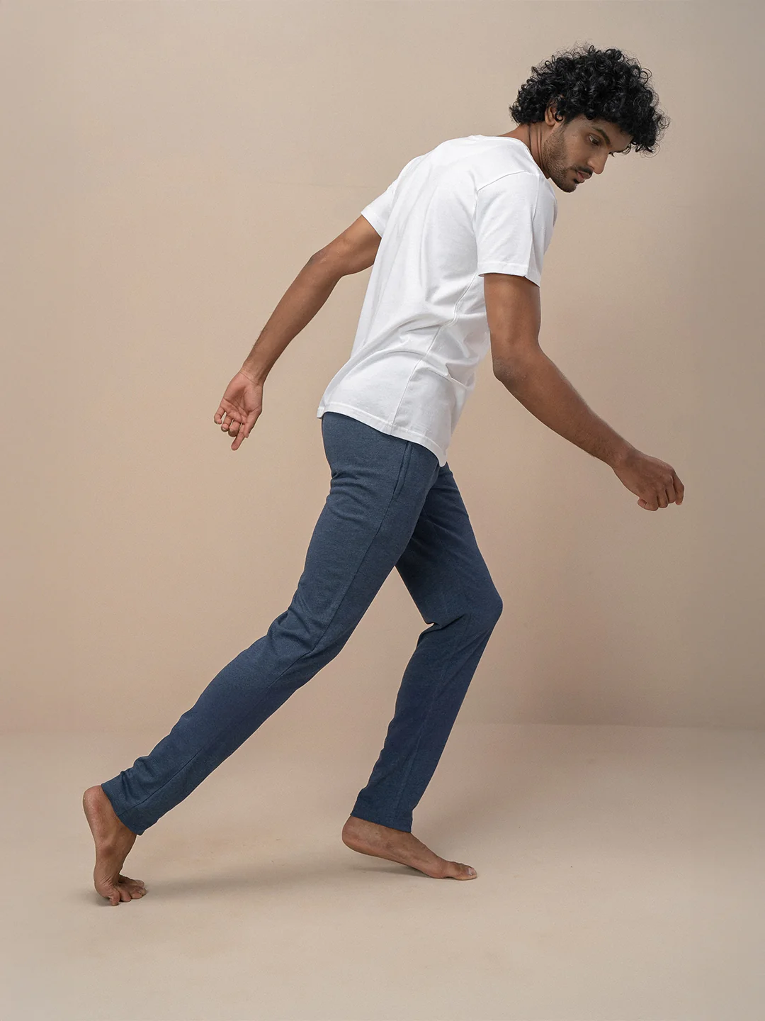 100% Cotton Crew Neck Tee White - Image 4