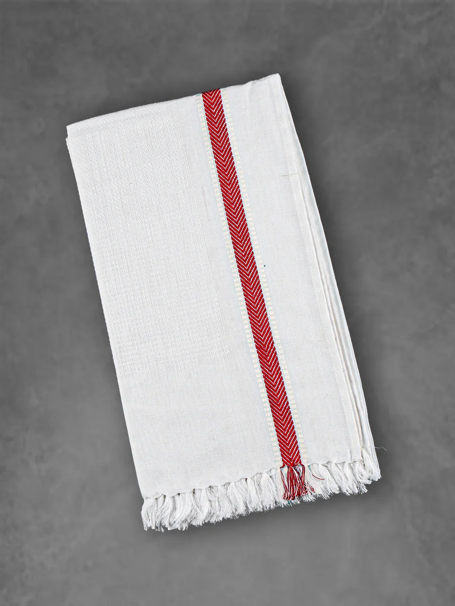 100% Cotton Self Designed Bath Towel Signature 1047 Pack of 2 - Image 3