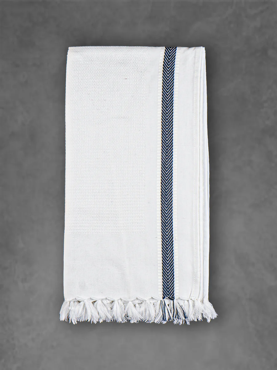 100% Cotton Self Designed Bath Towel Signature 1047 Pack of 2 - Image 5