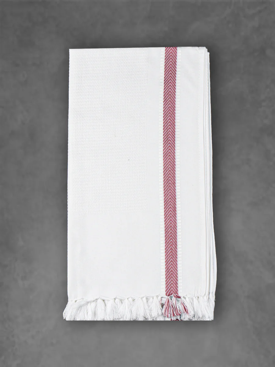 100% Cotton Self Designed Bath Towel Signature 1047 Pack of 2 - Image 6