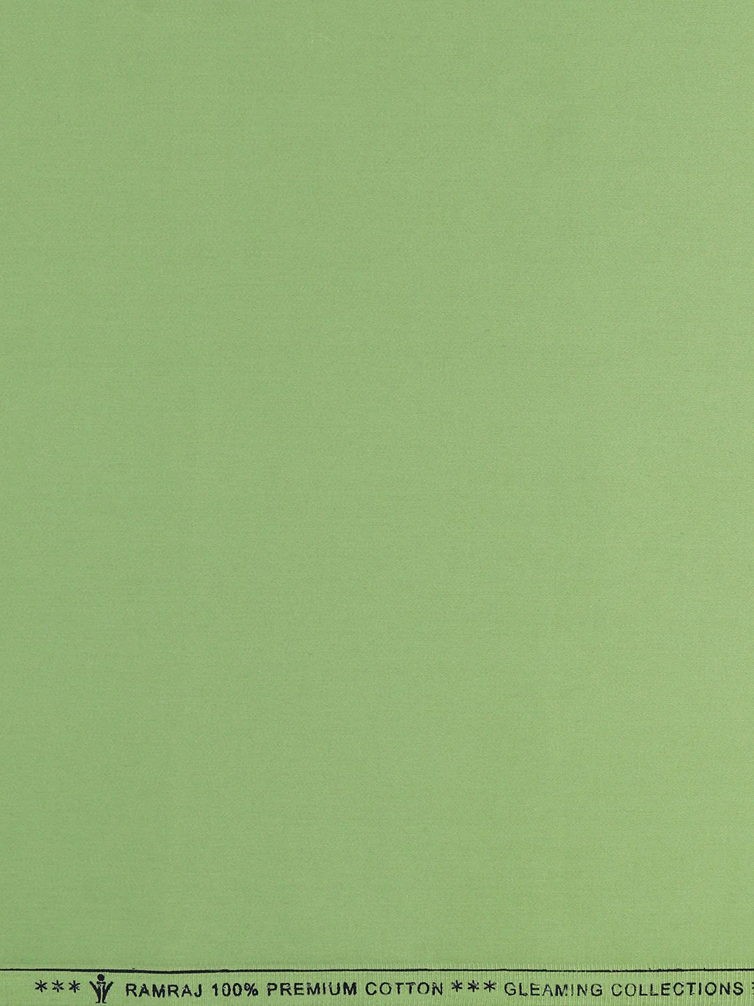 100% Cotton Green Plain Shirt Fabric Gail Force - Image 3