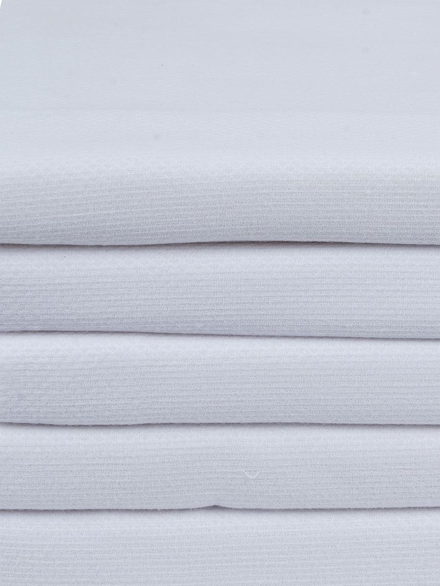100% Cotton Hand Towel White Cool Touch (Pack of 6) - Image 4