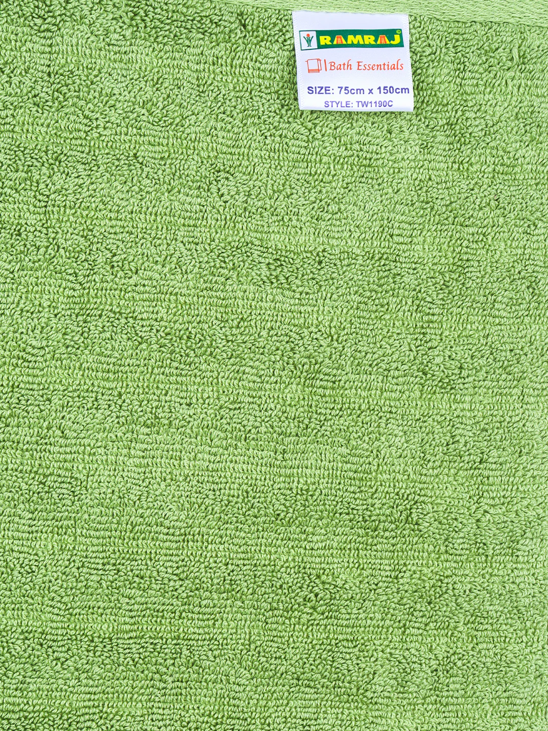 Luxury Terry Low Twist  Bath Towel Fern Green - Image 5