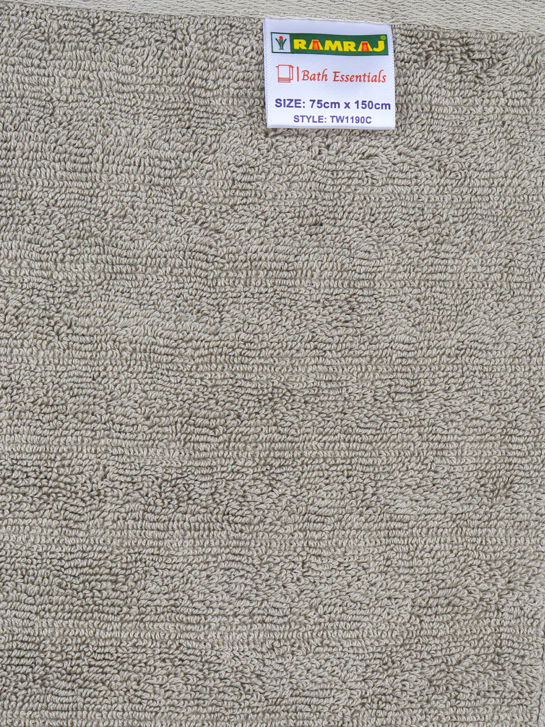 Luxury Terry Low Twist  Bath Towel Light Green - Image 4