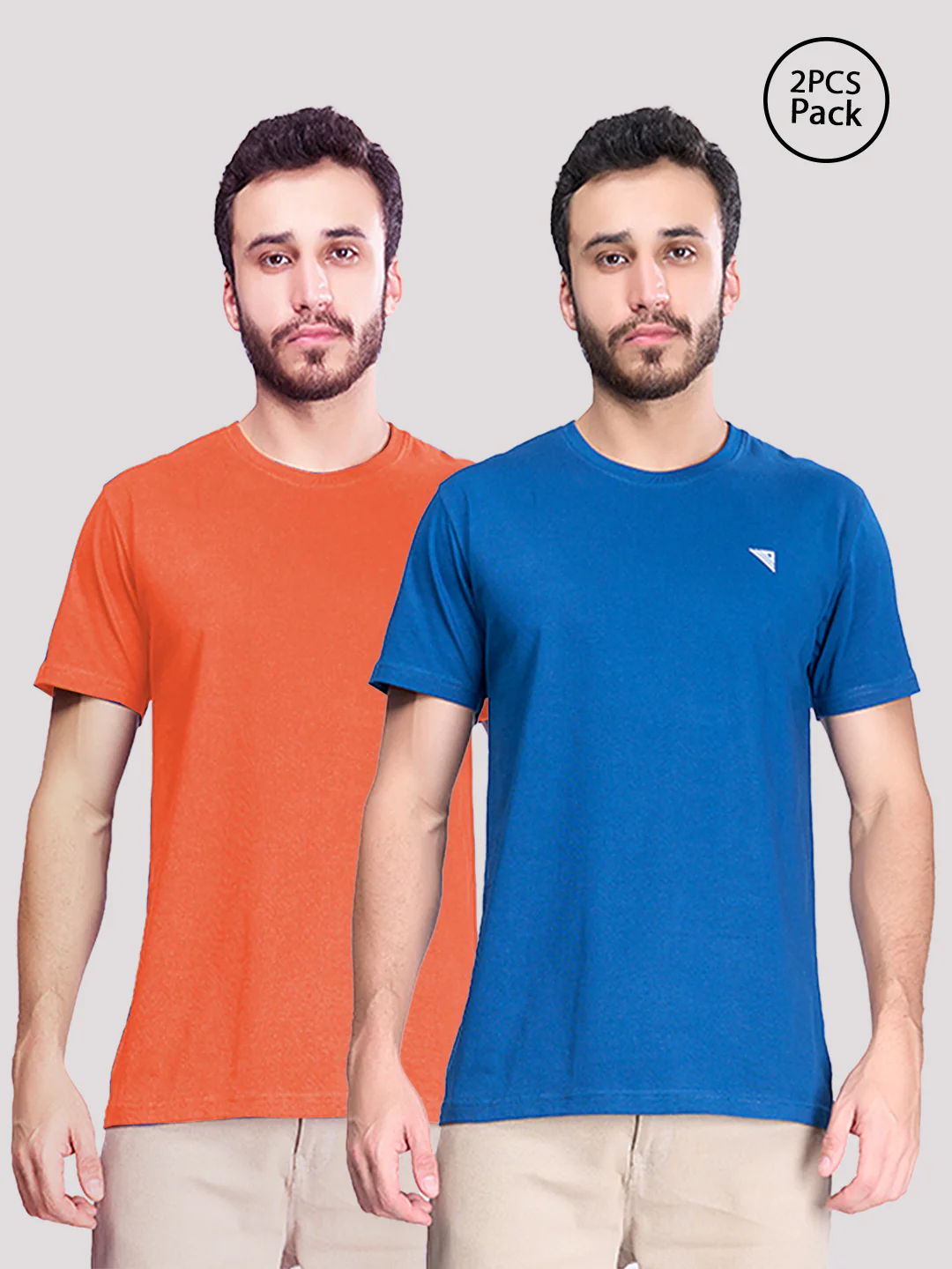 100% Cotton Orange & Blue Expert Tee Combos