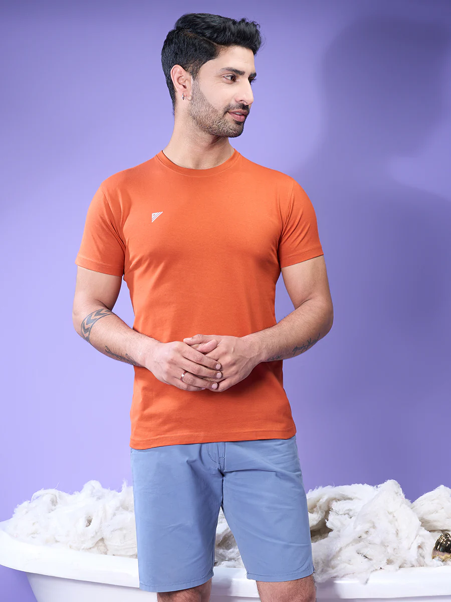 100% Cotton Orange & Blue Expert Tee Combos - Image 5