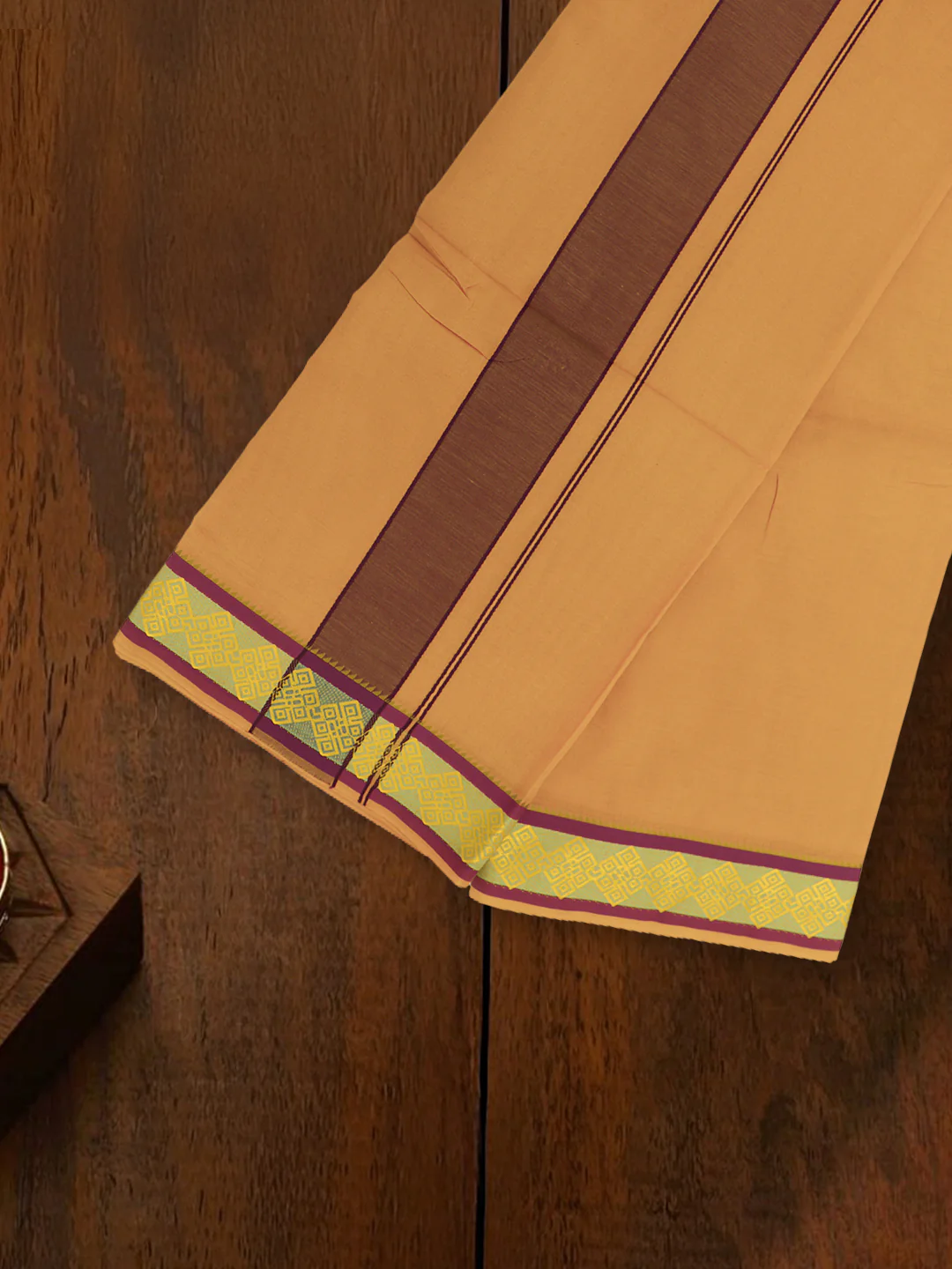 100% Cotton Panchakacham with Angavasthram Set Adinath Kavi (9+5) - Image 2