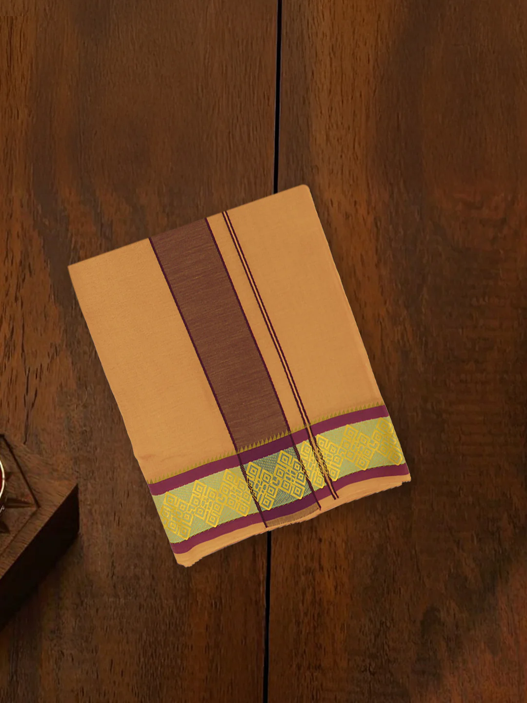 100% Cotton Panchakacham with Angavasthram Set Adinath Kavi (9+5) - Image 4