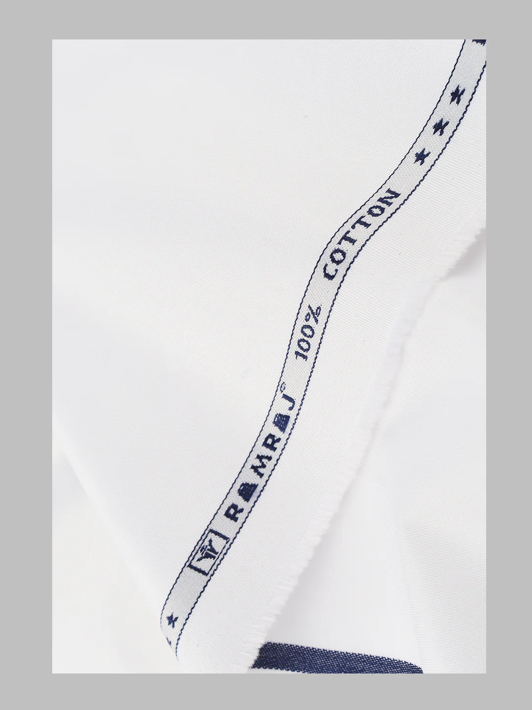 100%Cotton Pants Fabric White Grand View