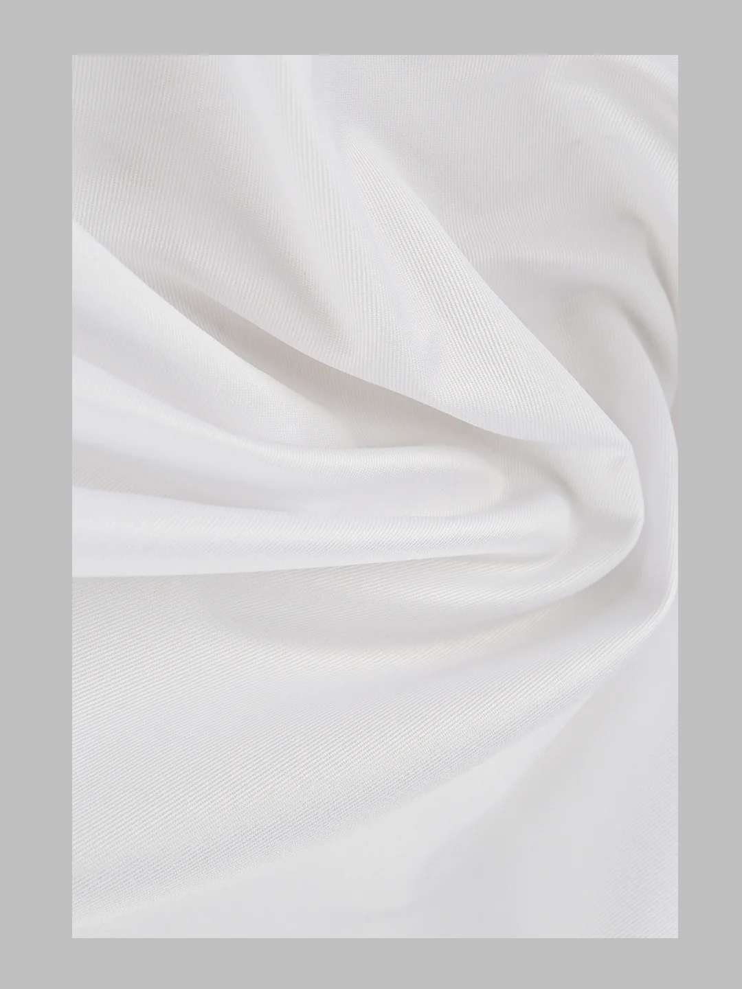 100%Cotton Pants Fabric White Grand View - Image 3