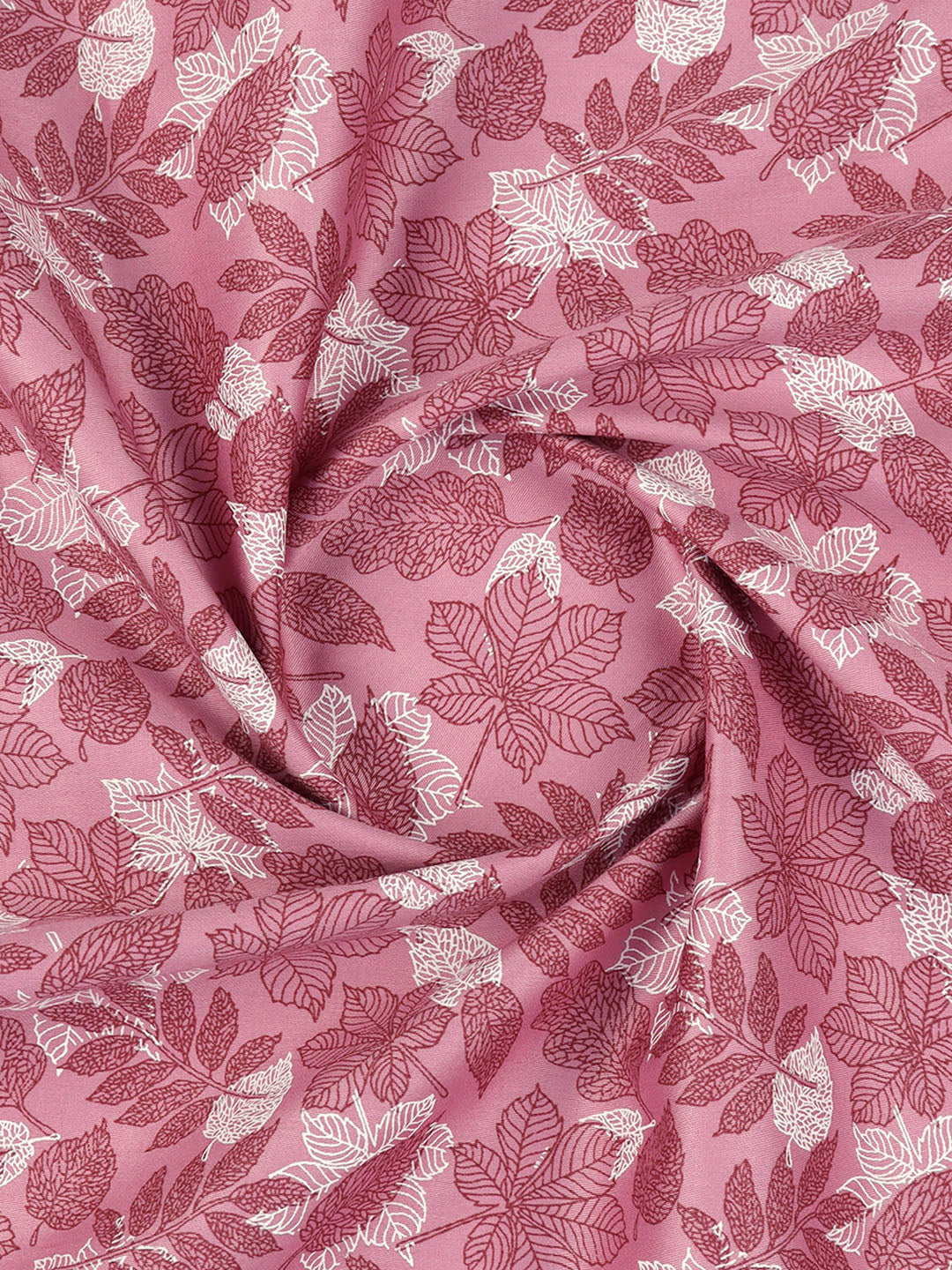100% Cotton Pink Printed Shirt Fabric Oslo