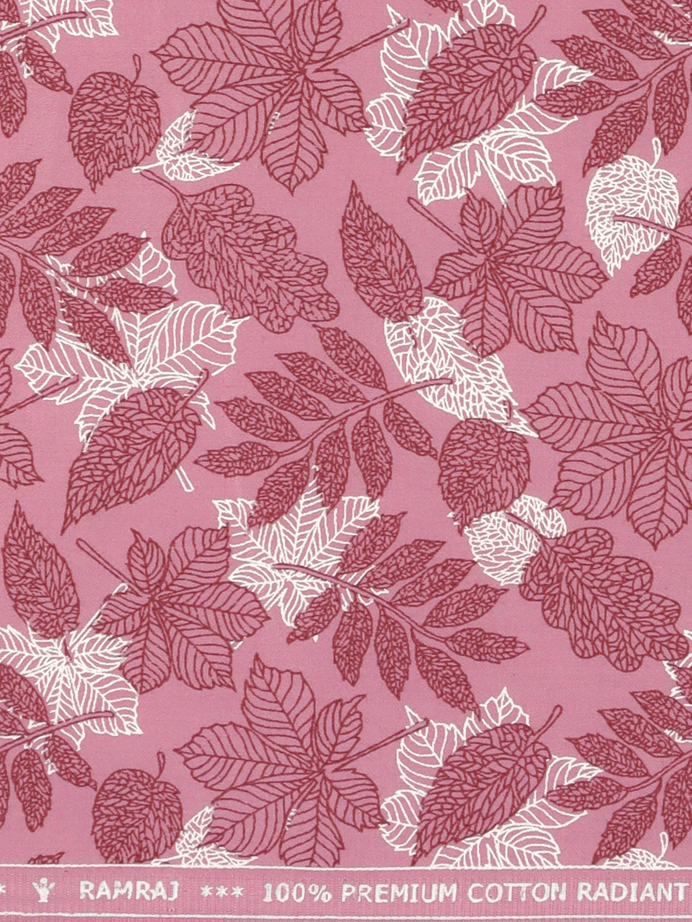 100% Cotton Pink Printed Shirt Fabric Oslo - Image 2