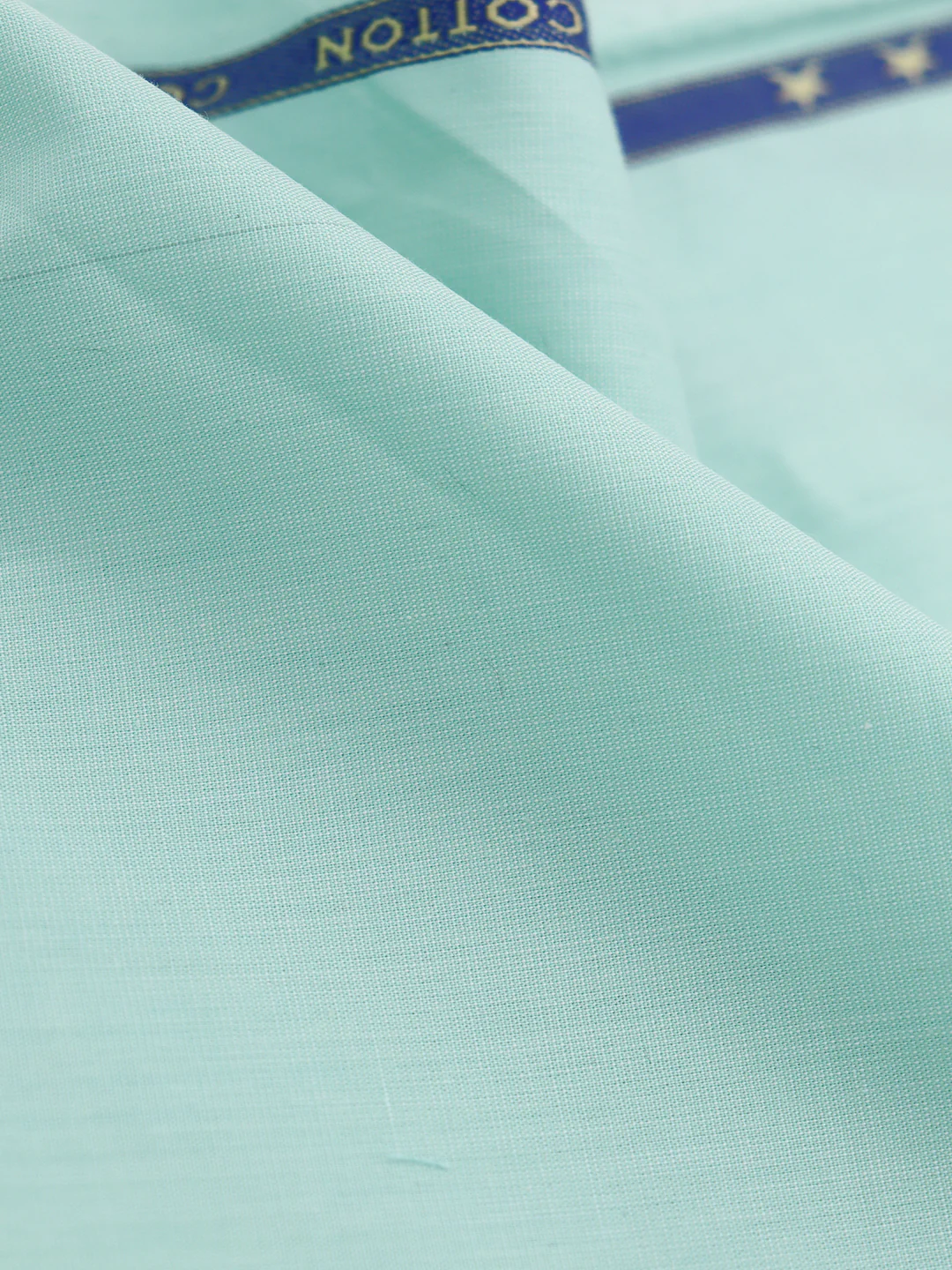 100% Cotton Plain Mint Green Shirt Fabric Cranberry - Image 2