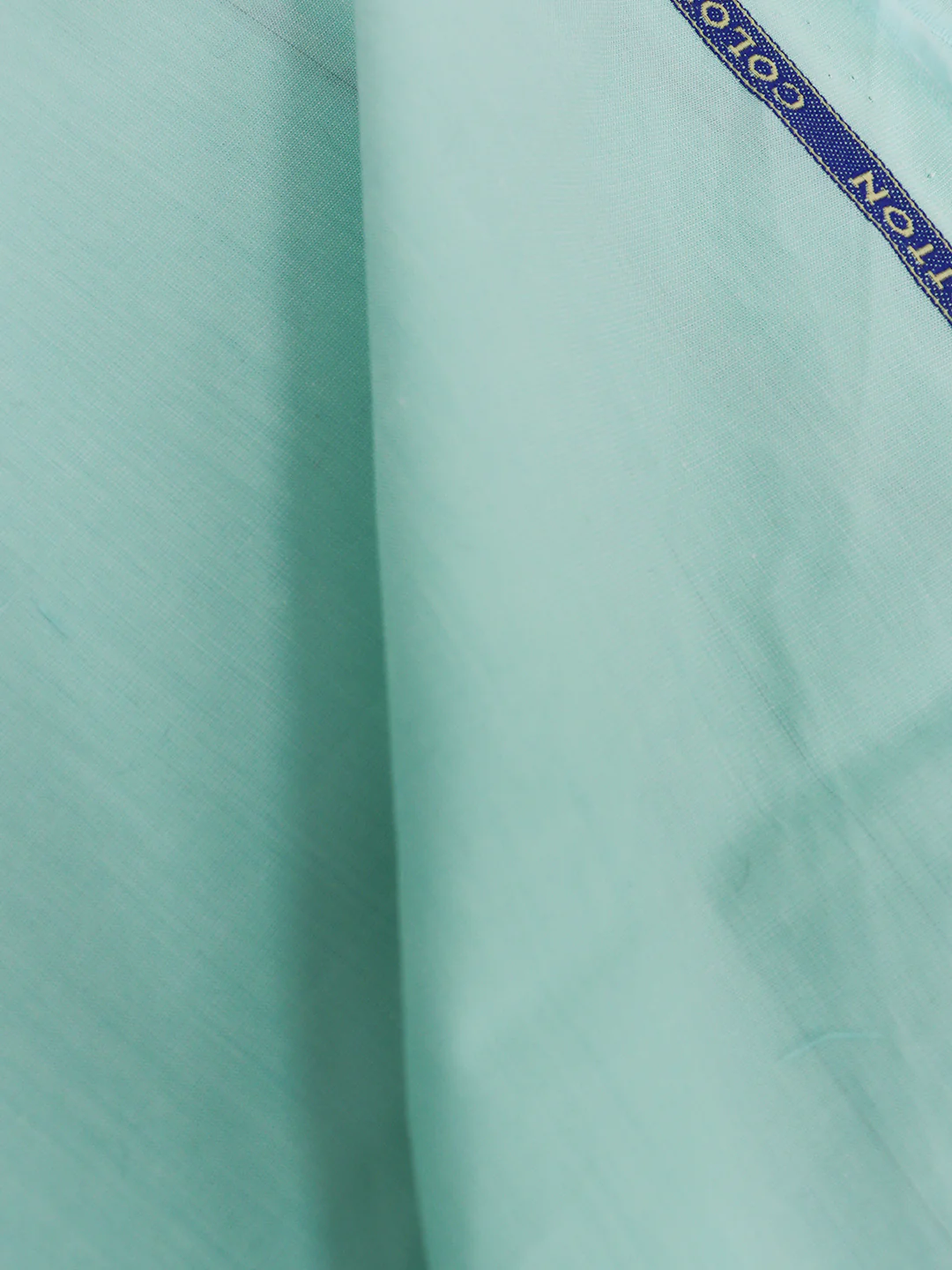100% Cotton Plain Mint Green Shirt Fabric Cranberry - Image 3