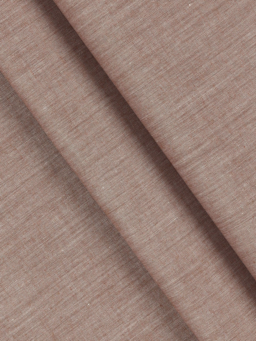 100% Cotton Plain Shirt Fabric Brown Iconic - Image 2