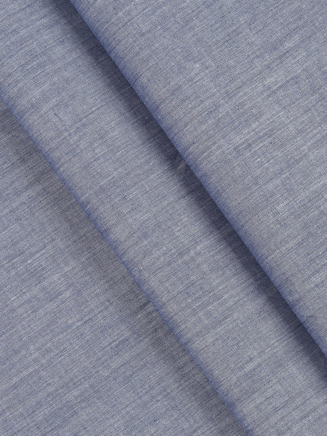 100% Cotton Plain Shirt Fabric Dark Blue Iconic - Image 2