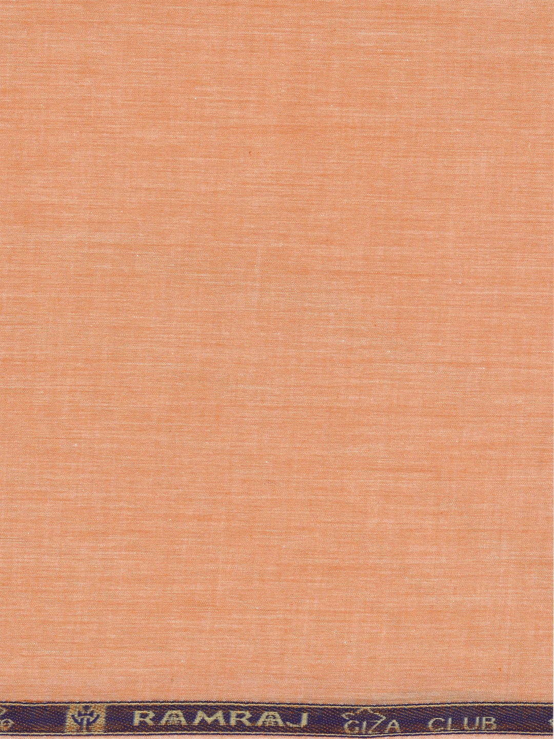 100% Cotton Plain Shirt Fabric Light Orange Iconic - Image 3