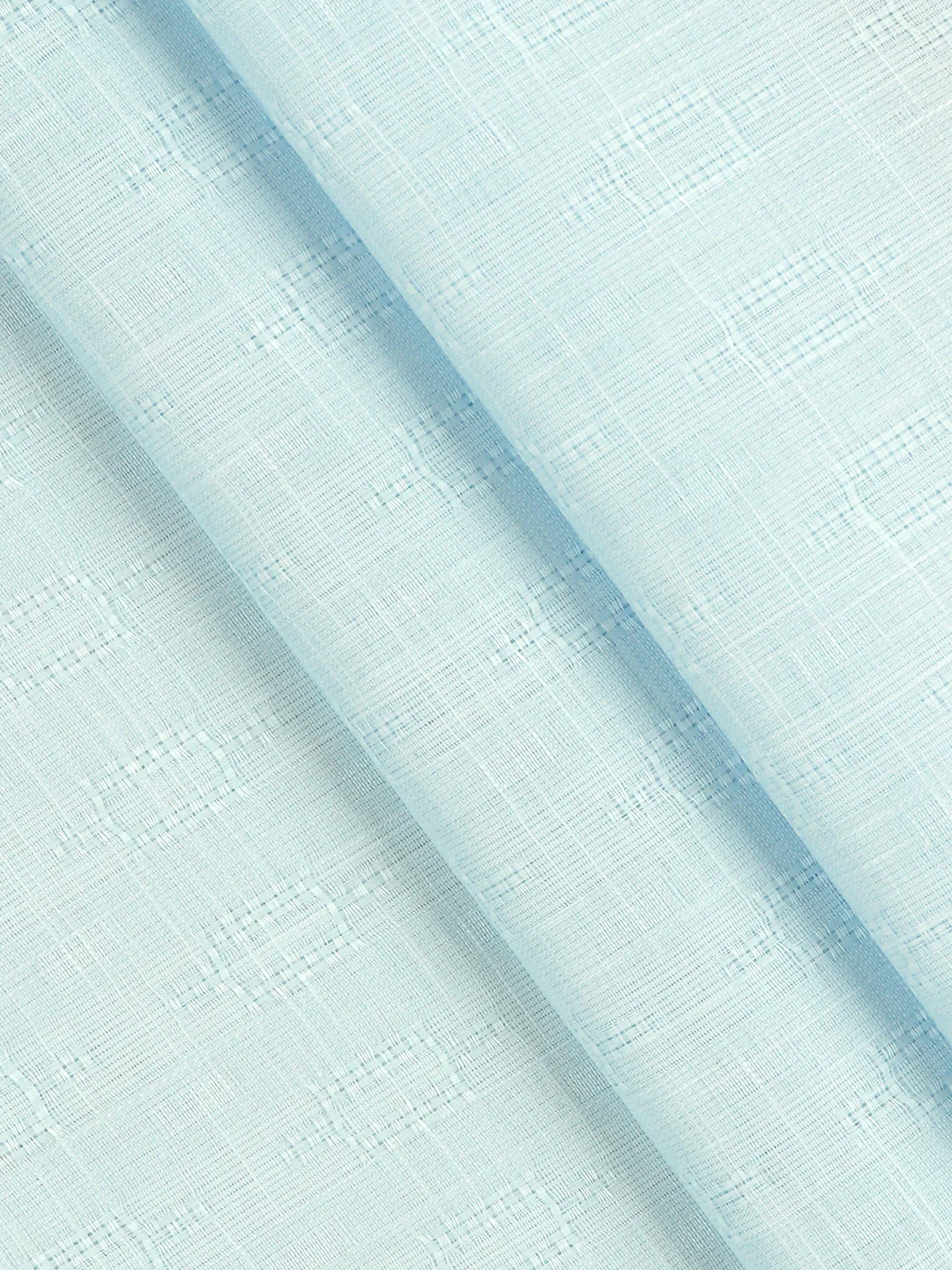 100% Cotton Self Design Shirt Fabric Blue HI-Tech - Image 2