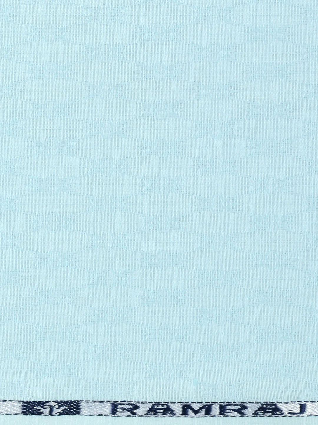 100% Cotton Self Design Shirt Fabric Blue HI-Tech - Image 3