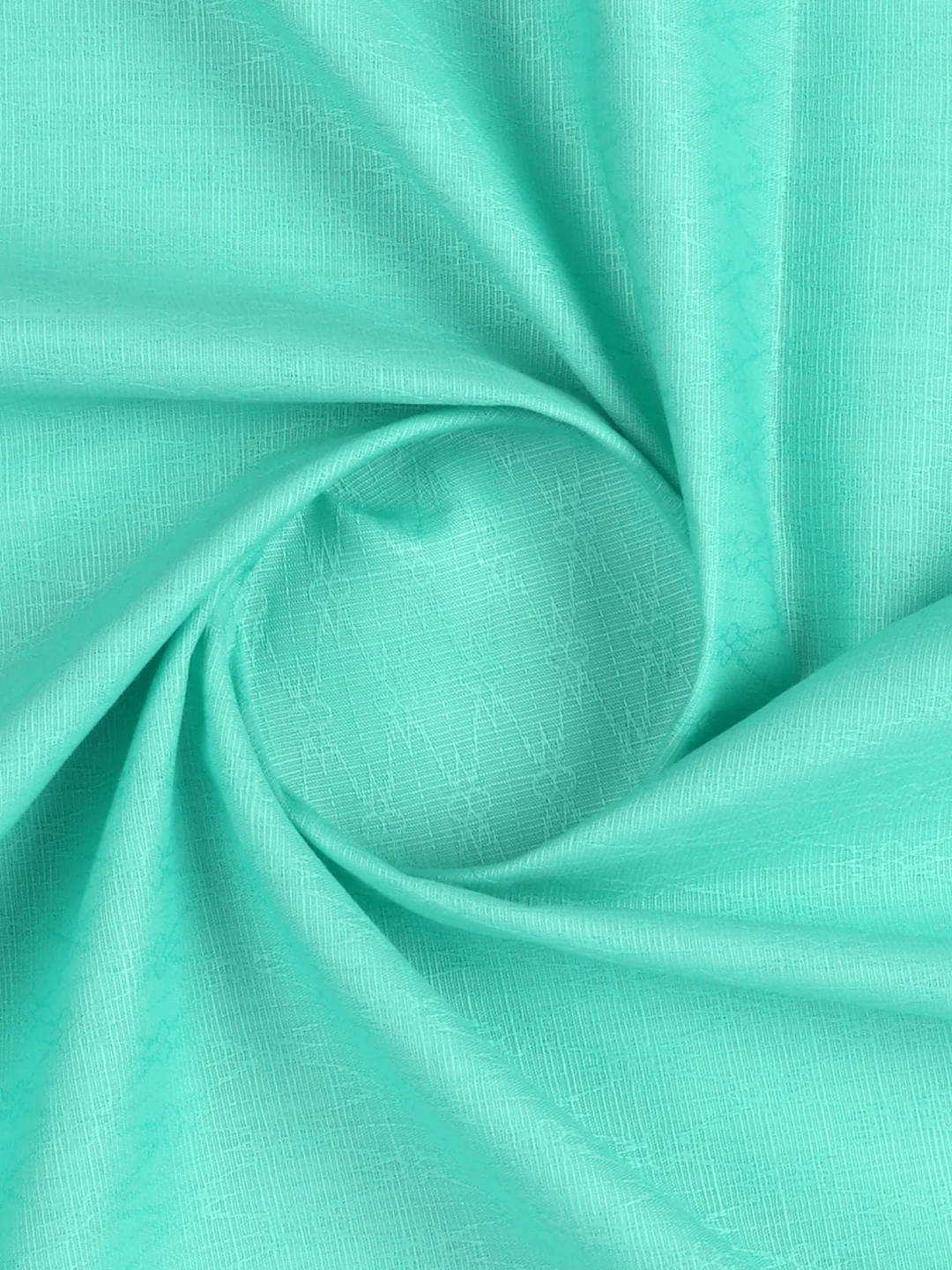 100% Cotton Self Design Shirt Fabric Green HI-Tech