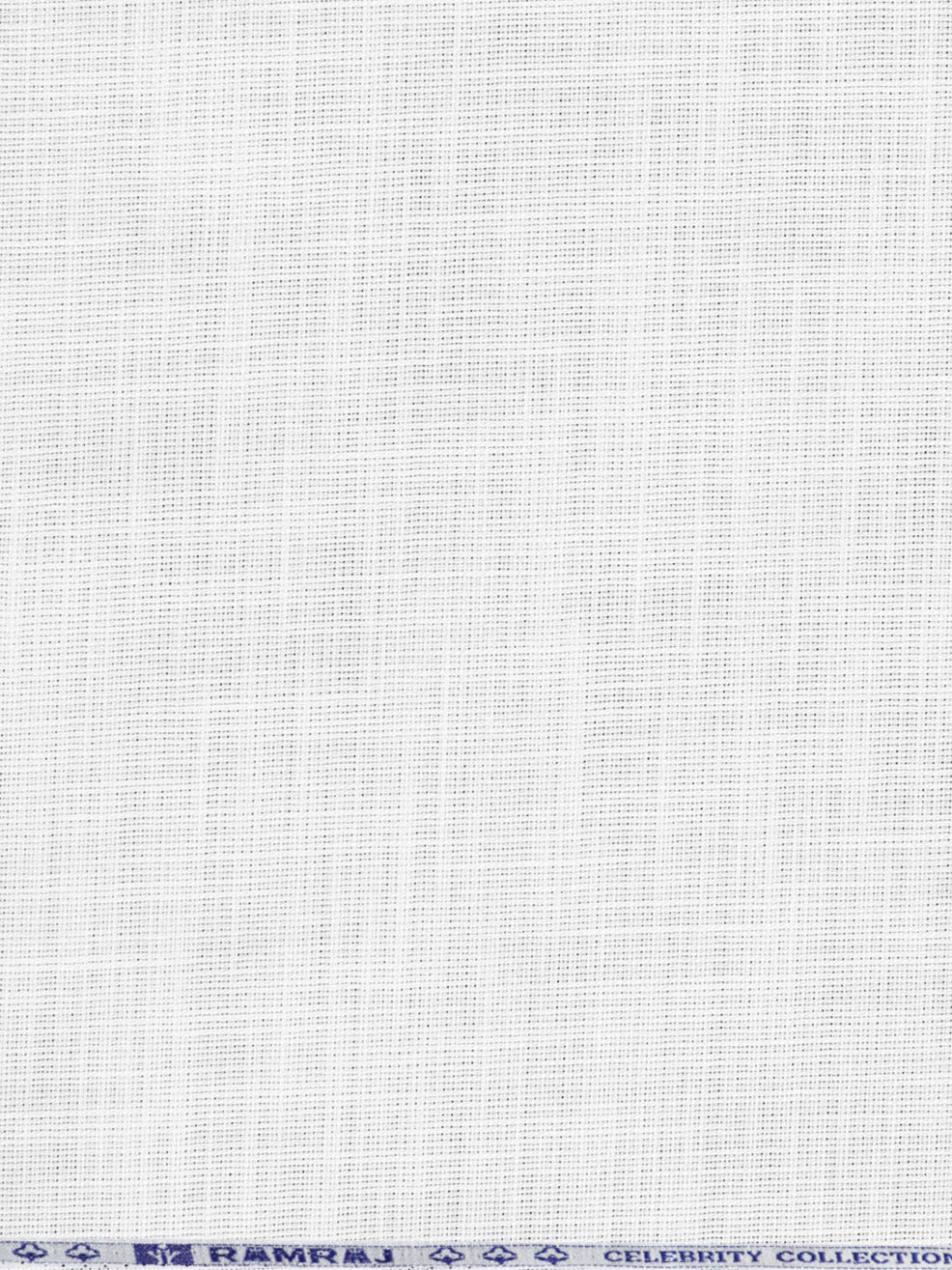 100% Cotton Self Design Shirt Fabric White Celebrity White 11 - Image 2