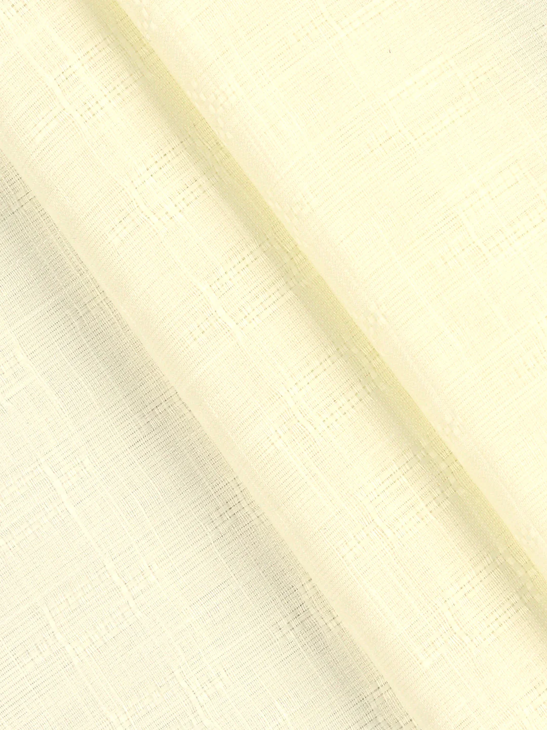100% Cotton Self Design Shirt Fabric Yellow HI-Tech - Image 2