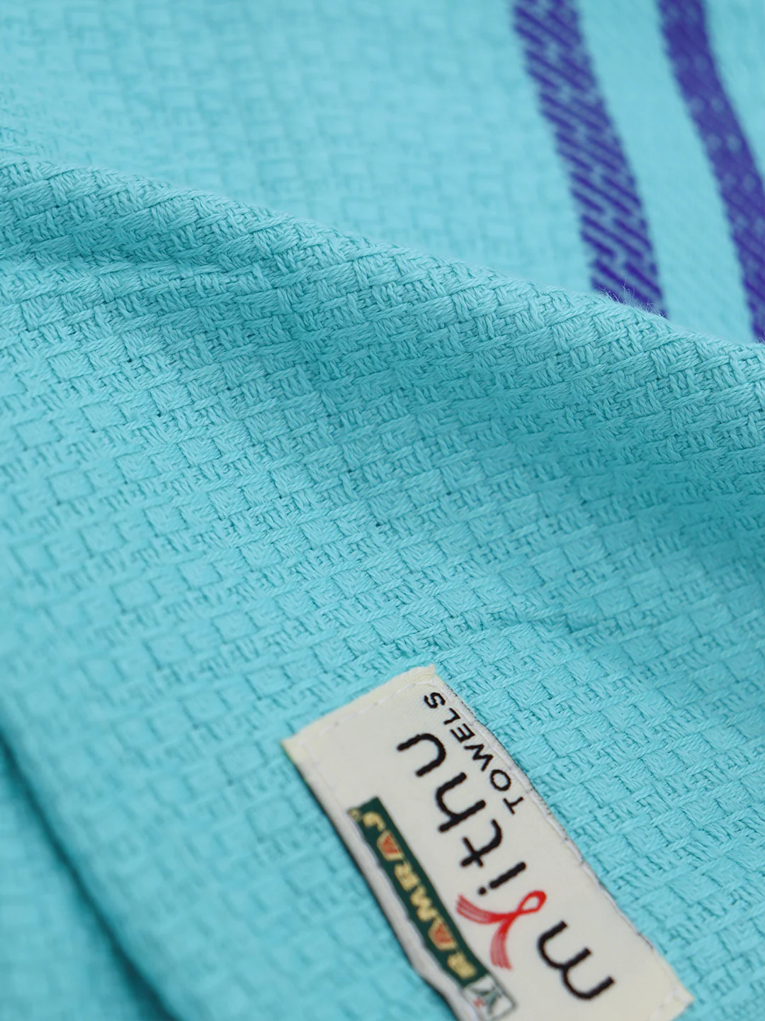 100% Cotton Self Designed Bath Towel Blue Magnus MCS04 - Image 2