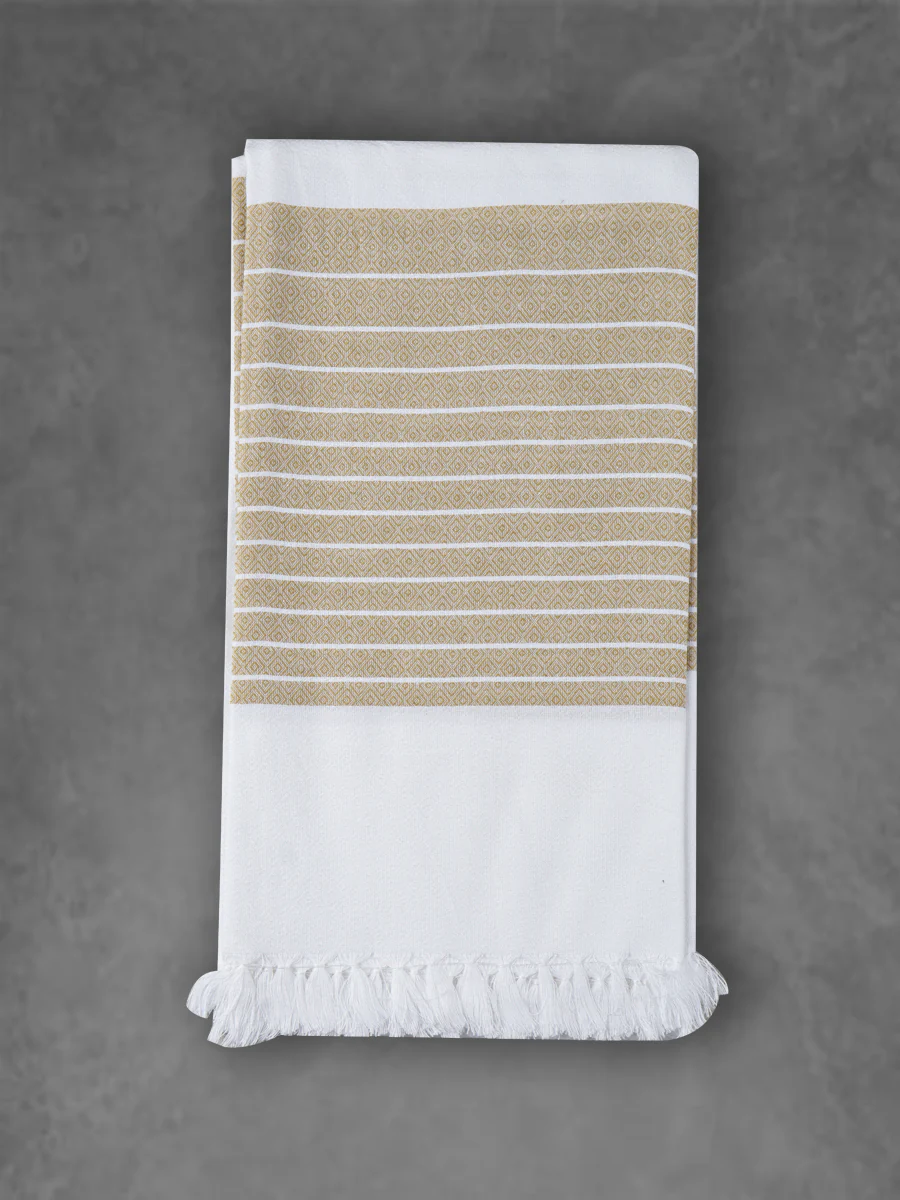 100% Cotton Self Designed Bath Towel Signature 1051 Pack of 2 - Image 6