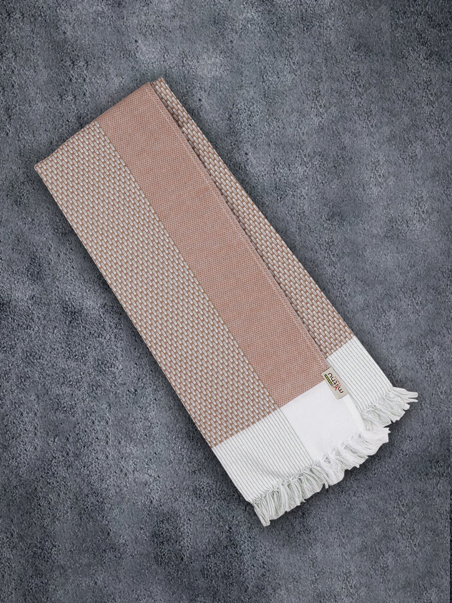 100% Cotton Checked Bath Towel Signature Pack of 2 1106 - Image 10