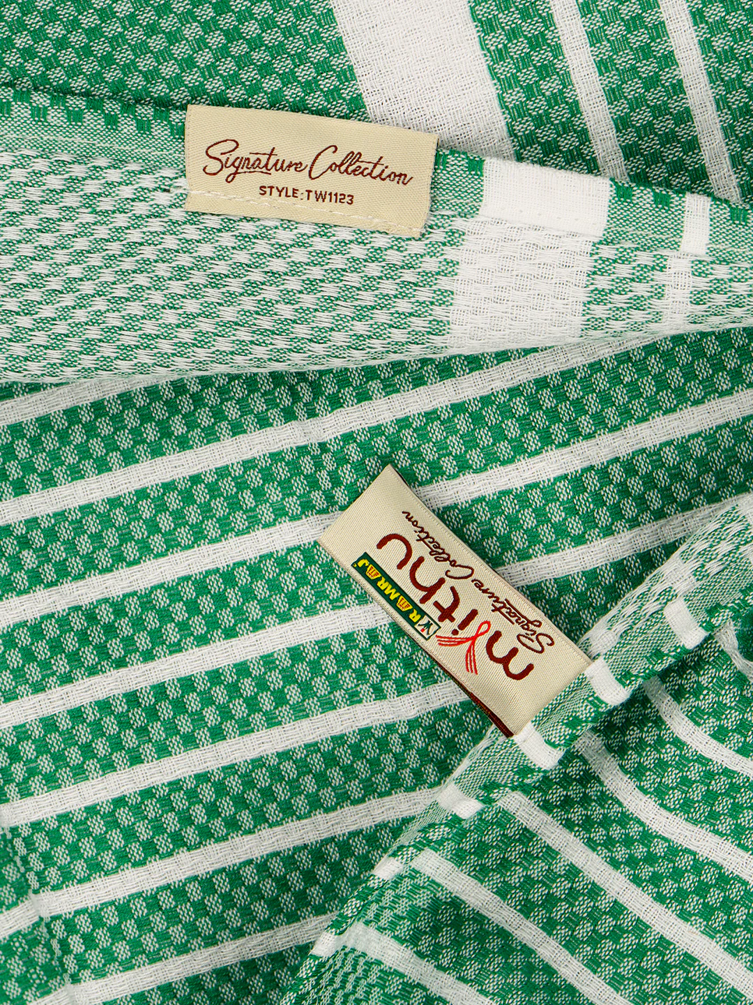 100% Cotton Self Designed Bath Towel Signature Pack of 2 1123 - Image 11