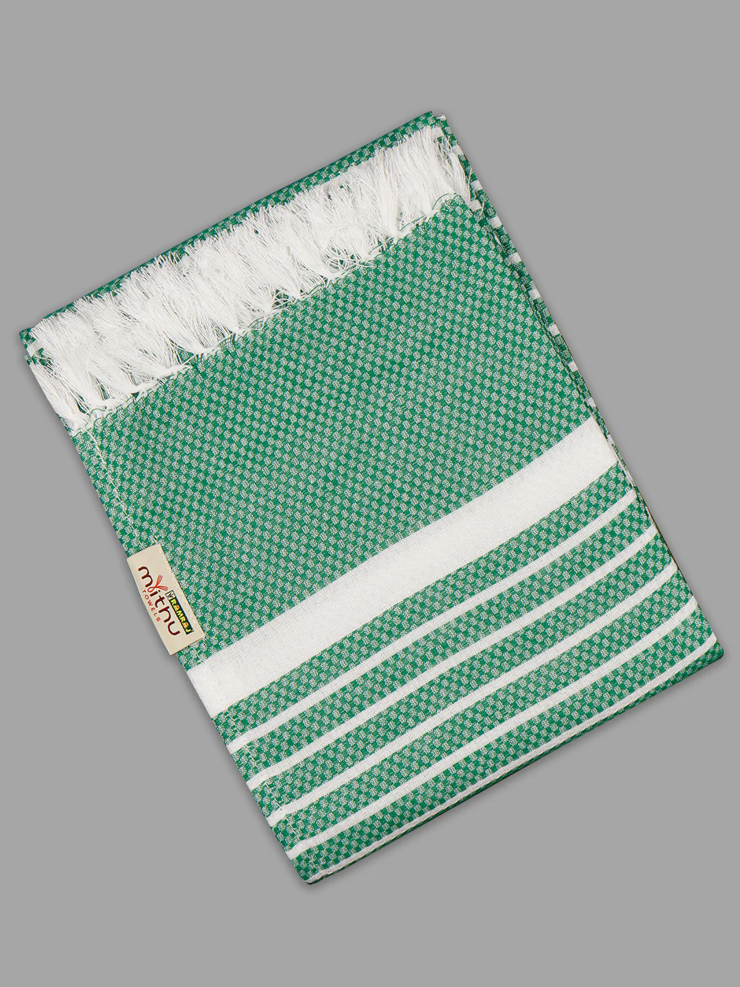 100% Cotton Self Designed Bath Towel Signature Pack of 2 1123 - Image 2